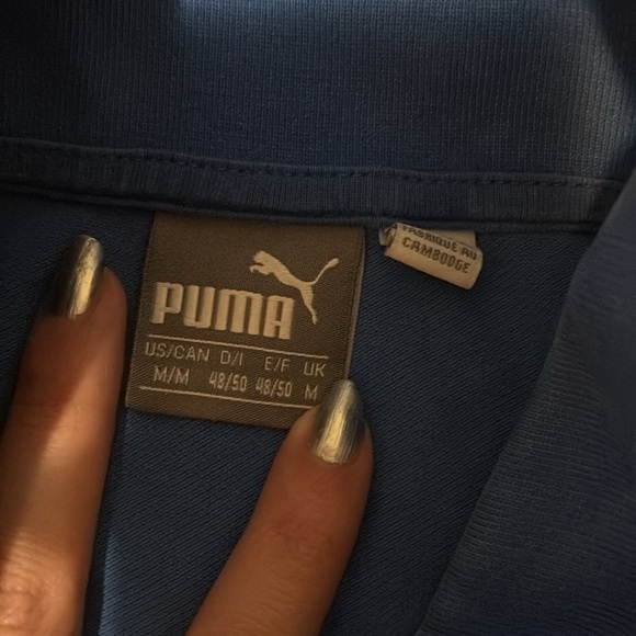 Mens Puma Golf Shirt Sz M - Picture 7 of 8